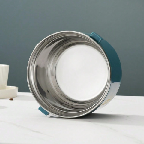 Conjuntos de Viandas Térmicas en Acero Inoxidable con Tapa Antiderrame +REGALO: Set de Cubiertos de Acero Inoxidable