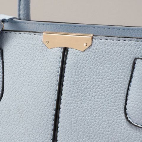 Cartera Femenina Diana de Cuero Legítimo +REGALOS: Billetera y Reloj
