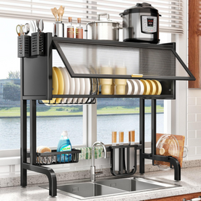 Organizador de Cocina Multifuncional de Acero Inoxidable +REGALO: Kit de Utensilios
