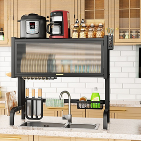Organizador de Cocina Multifuncional de Acero Inoxidable +REGALO: Kit de Utensilios