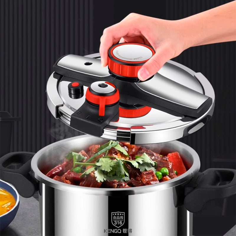 [Llevate 2 y pagá 1] Olla a Presión TurboChef de Acero Inoxidable | A Prueba de Explosiones + REGALO: Kit de Utensilios