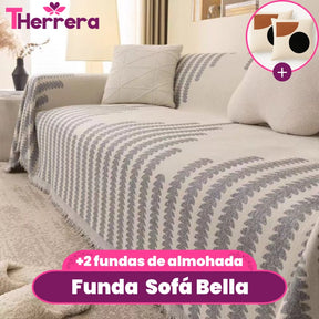 [Pagás 1, Te Llevás 2] Funda para Sofá Bella (¡Ligereza y Encanto que Transforman tu Sofá!) + REGALO: 2 Almohadones