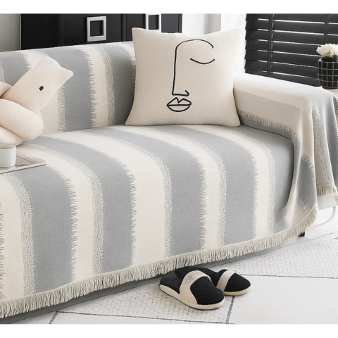 [Llevá 2 y pagá 1] Funda de Sofá Encanto en Algodón y Poliéster +REGALOS: 2 Almohadones