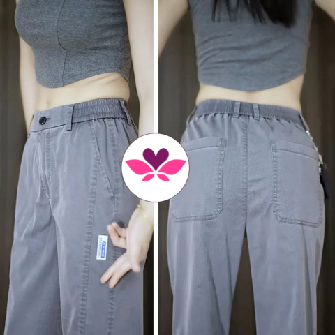 [Paga 2, Llévate 3] Pantalones Aurora de Seda y Poliéster Fría