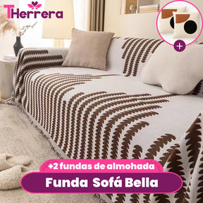 [Pagás 1, Te Llevás 2] Funda para Sofá Bella (¡Ligereza y Encanto que Transforman tu Sofá!) + REGALO: 2 Almohadones