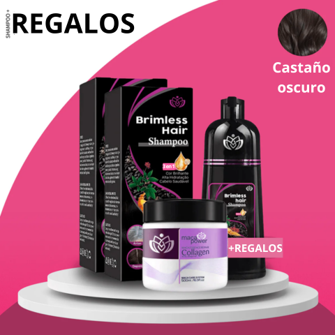 [¡Llevá 2 y pagá 1!] Shampoo Brimless Natural 3 en 1 +REGALO: Crema Maca Power