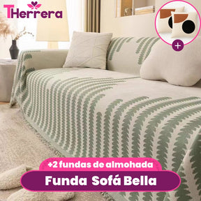 [Pagás 1, Te Llevás 2] Funda para Sofá Bella (¡Ligereza y Encanto que Transforman tu Sofá!) + REGALO: 2 Almohadones